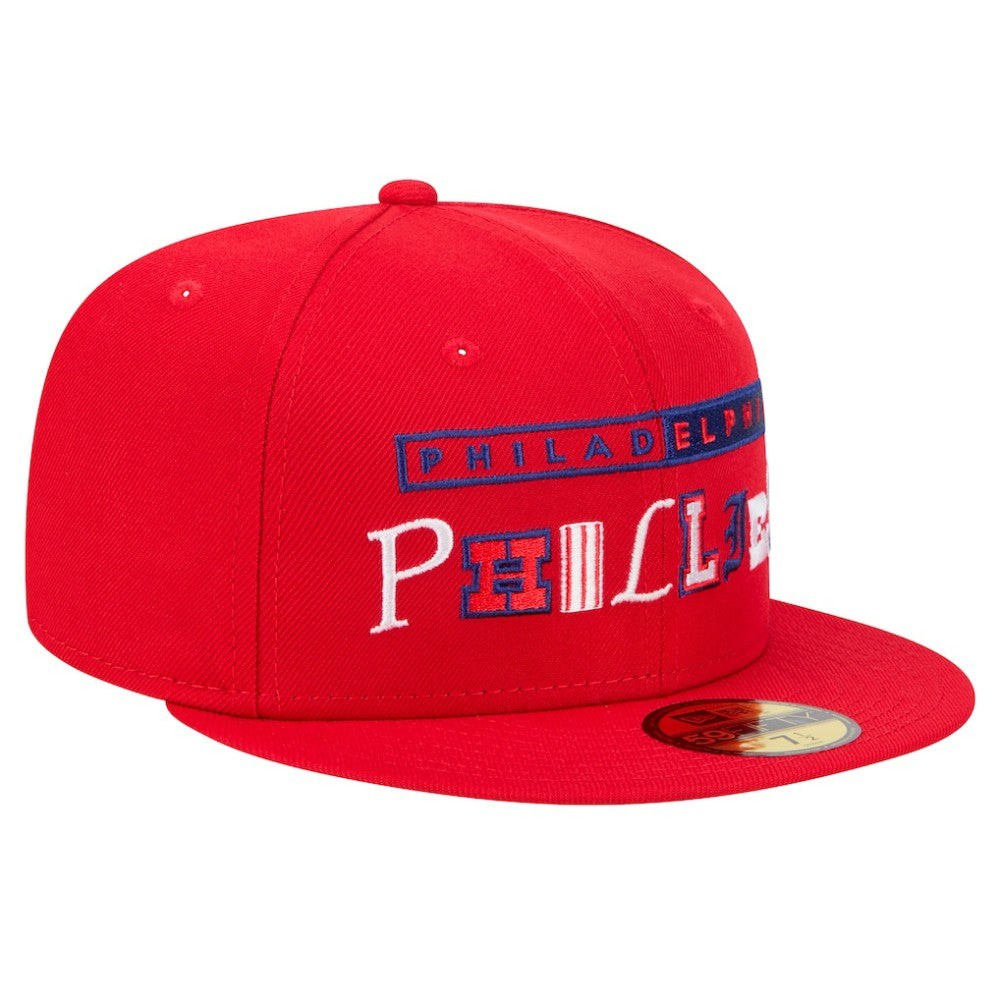 Philadelphia Phillies New Era Ransom 59FIFTY Fitted Hat - Red - New Era on Sale