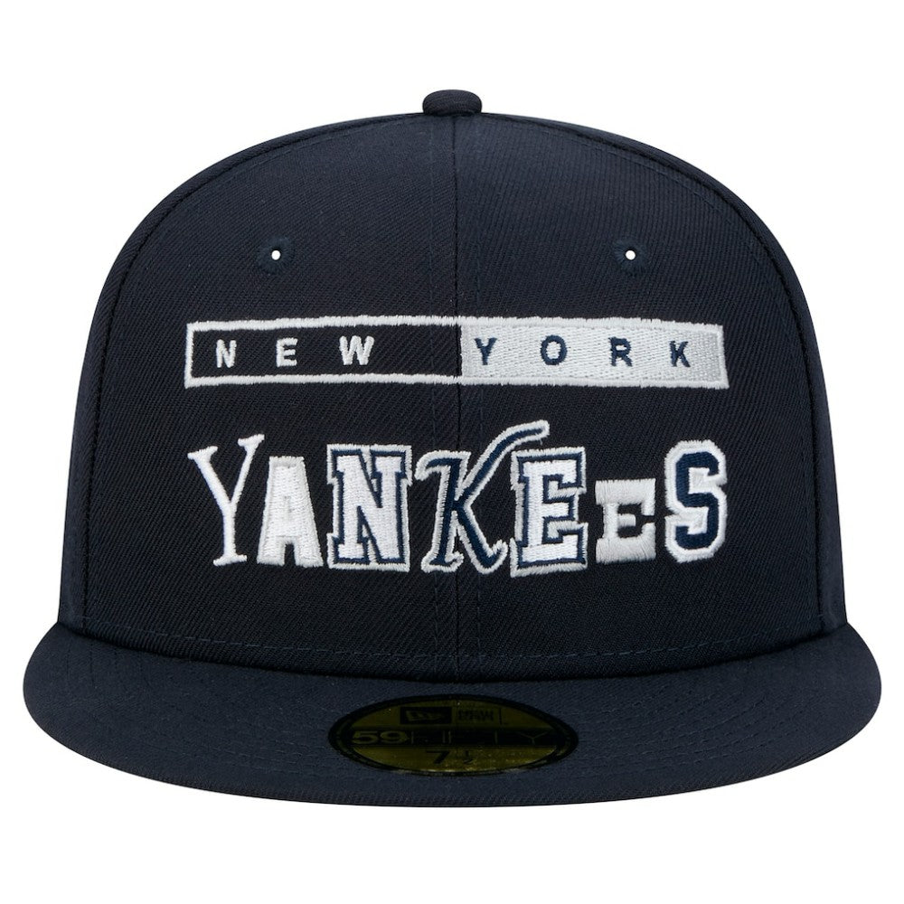 New York Yankees New Era Ransom 59FIFTY Fitted Hat - Navy - New Era Discount