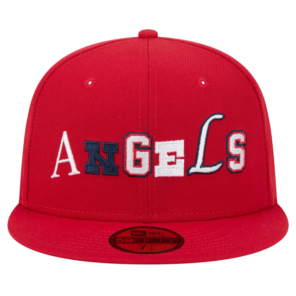 Los Angeles Angels New Era Ransom 59FIFTY Fitted Hat - Red - New Era Online