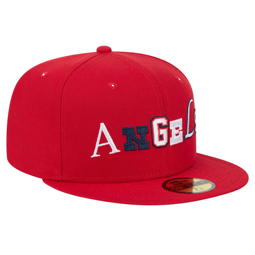 Los Angeles Angels New Era Ransom 59FIFTY Fitted Hat - Red - New Era Online