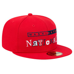Washington Nationals New Era Ransom 59FIFTY Fitted Hat - Red - New Era Lifestyle