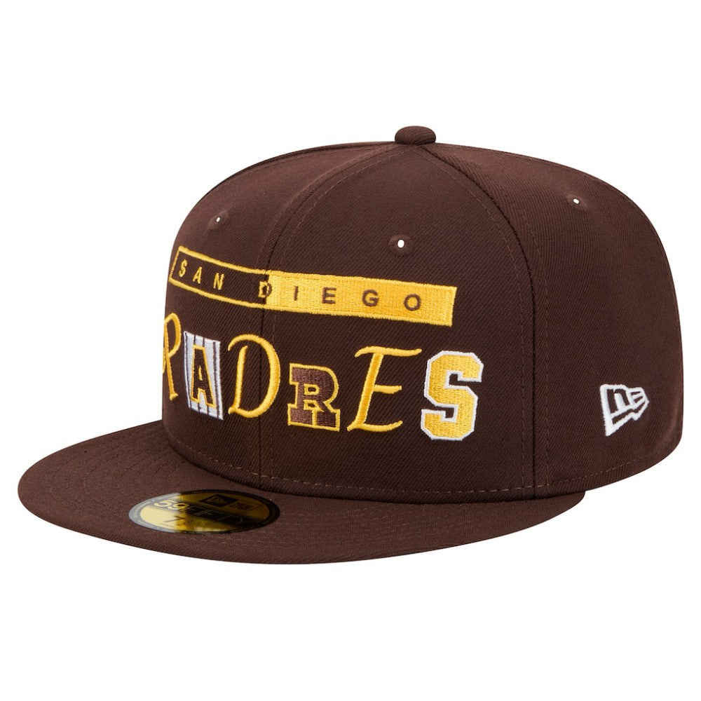 San Diego Padres New Era Ransom 59FIFTY Fitted Hat - Brown - New Era Sale