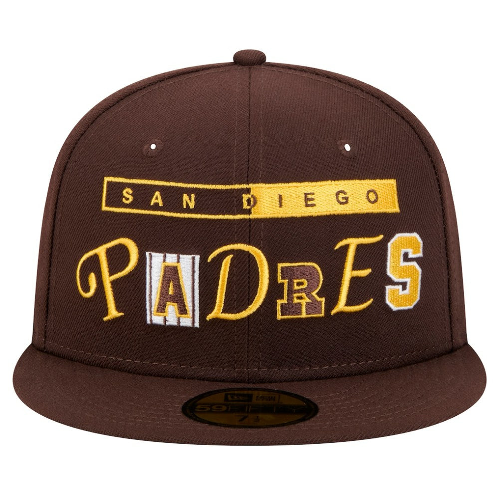 San Diego Padres New Era Ransom 59FIFTY Fitted Hat - Brown - New Era Sale