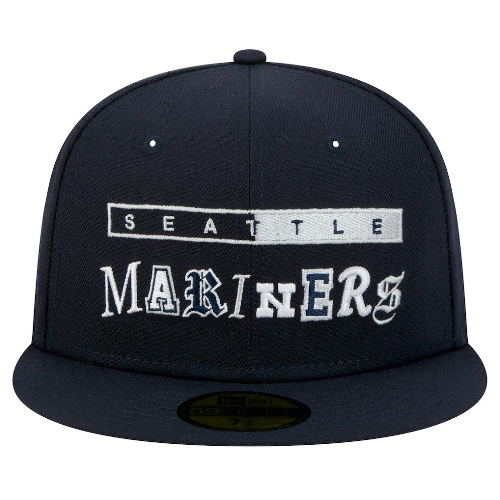 Seattle Mariners New Era Ransom 59FIFTY Fitted Hat - Navy - New Era Sale