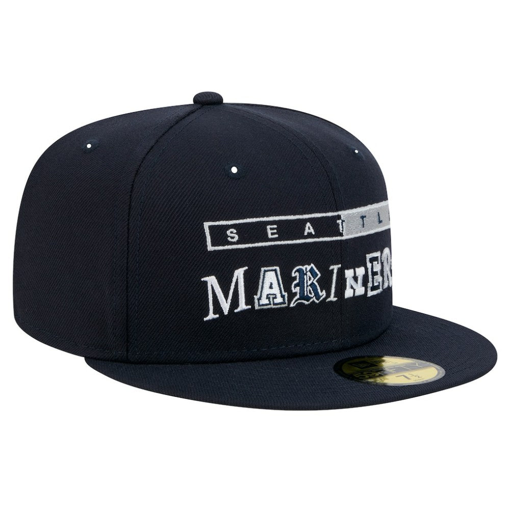 Seattle Mariners New Era Ransom 59FIFTY Fitted Hat - Navy - New Era Sale