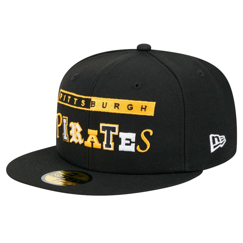 Pittsburgh Pirates New Era Ransom 59FIFTY Fitted Hat - Black - New Era Sale
