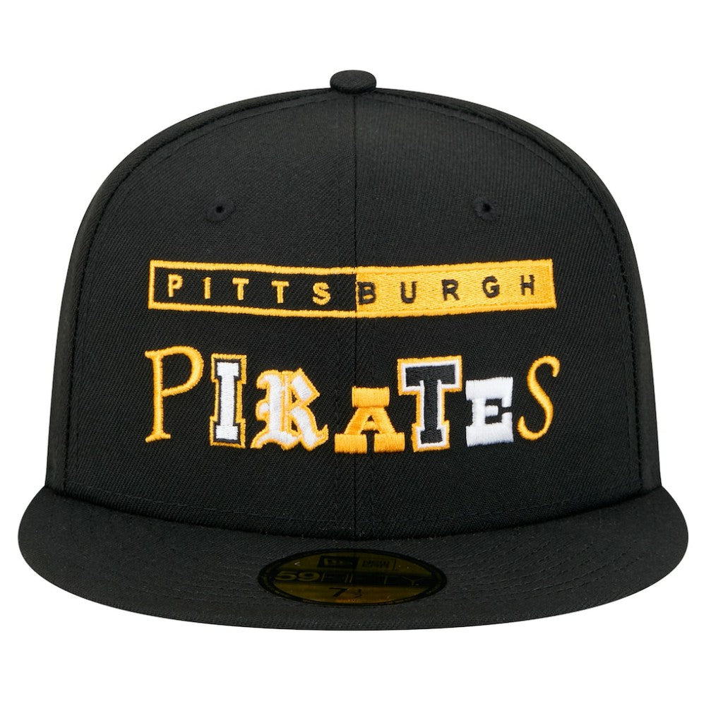 Pittsburgh Pirates New Era Ransom 59FIFTY Fitted Hat - Black - New Era Sale