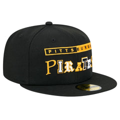 Pittsburgh Pirates New Era Ransom 59FIFTY Fitted Hat - Black - New Era Sale