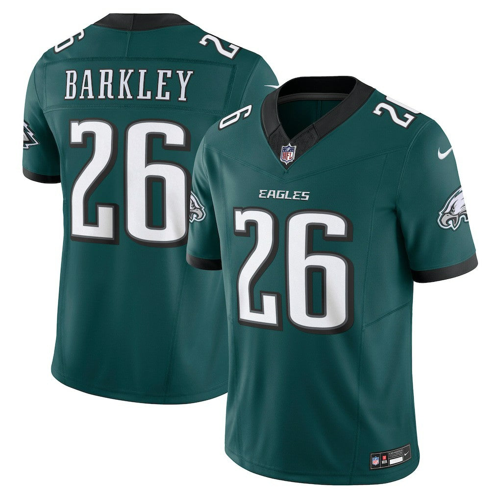 Nike Saquon Barkley Philadelphia Eagles Vapor F.U.S.E. Limited Jersey Midnight Green