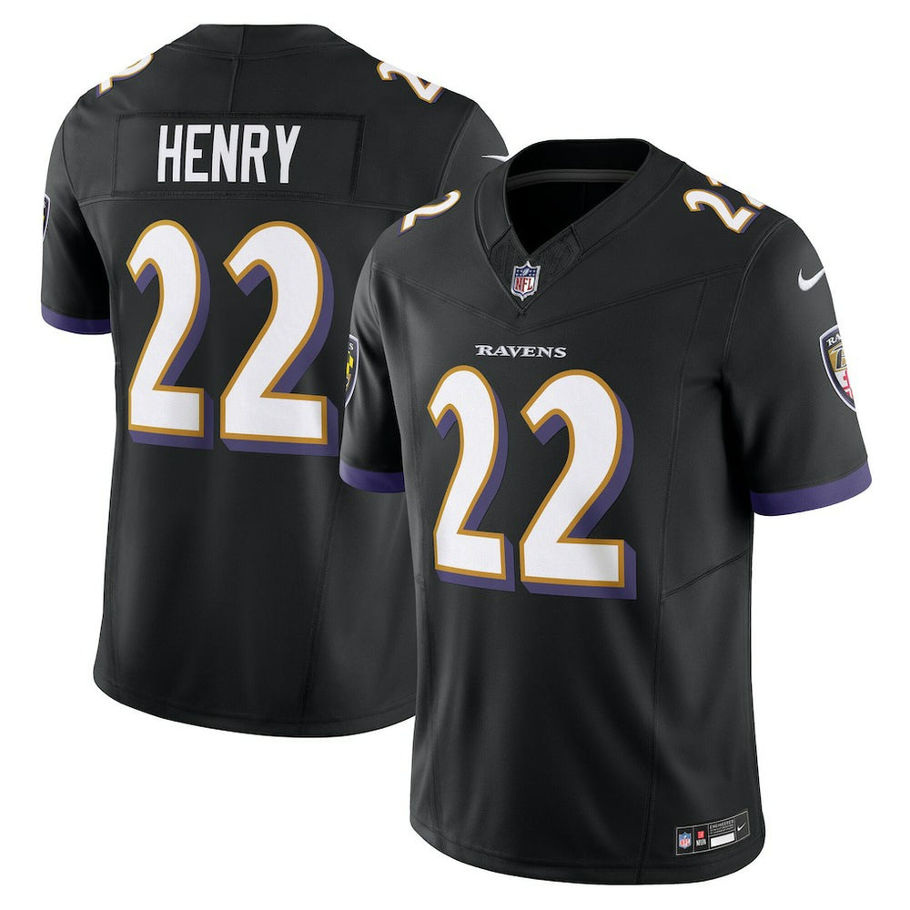 Nike Derrick Henry Baltimore Ravens Vapor F.U.S.E. Limited Jersey Black