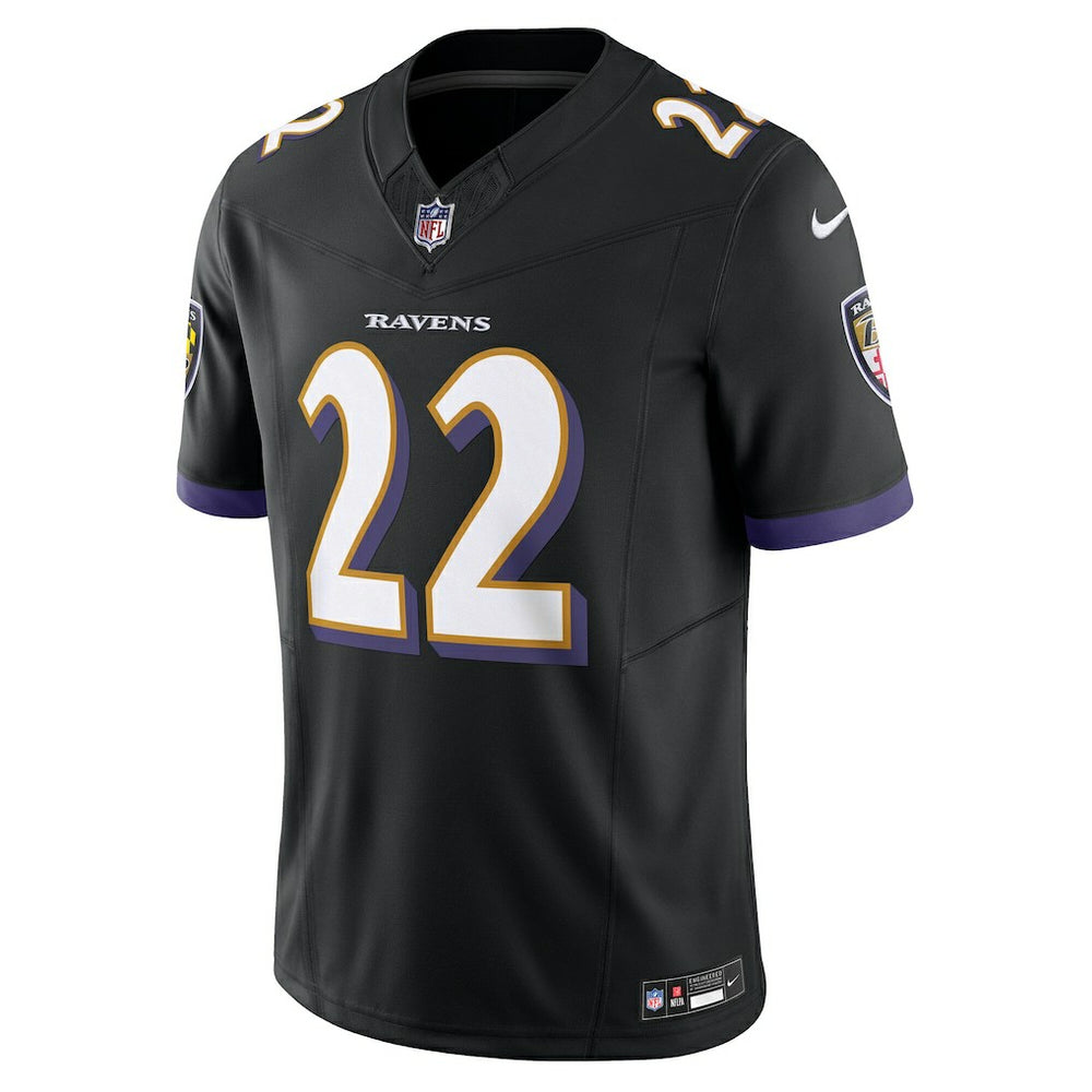 Nike Derrick Henry Baltimore Ravens Vapor F.U.S.E. Limited Jersey Black