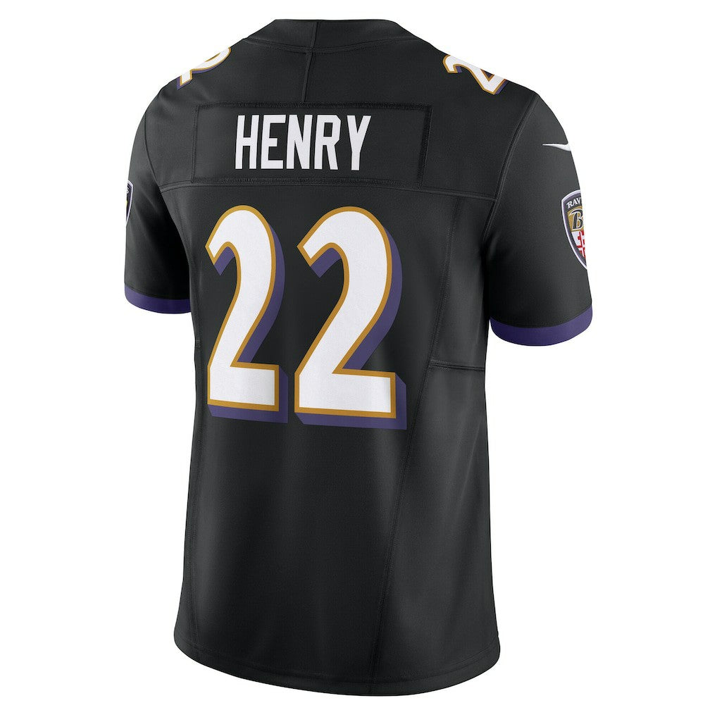 Nike Derrick Henry Baltimore Ravens Vapor F.U.S.E. Limited Jersey Black