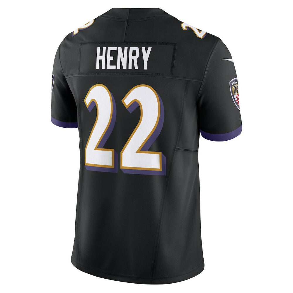 Nike Derrick Henry Baltimore Ravens Vapor F.U.S.E. Limited Jersey Black