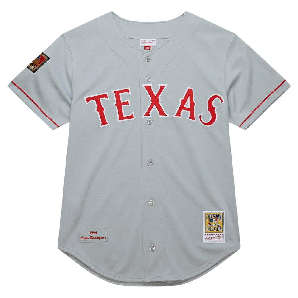 Ivan RodriguezTexas Rangers Mitchell & Ness 1994 Cooperstown Collection Authentic Dark Jersey - Gray - Mitchell & Ness Online