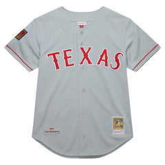 Ivan RodriguezTexas Rangers Mitchell & Ness 1994 Cooperstown Collection Authentic Dark Jersey - Gray - Mitchell & Ness Online