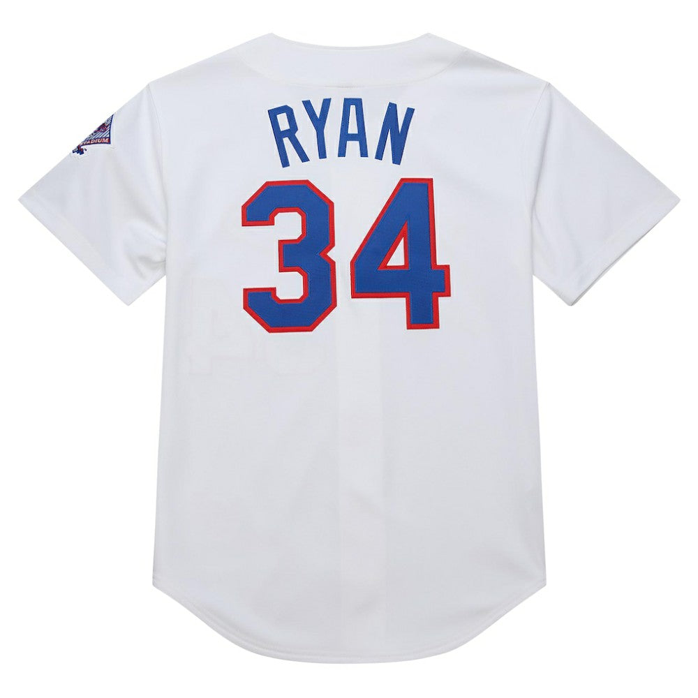 Nolan Ryan Texas Rangers Mitchell & Ness 1993 Cooperstown Collection Authentic Jersey - White - Mitchell & Ness Lifestyle