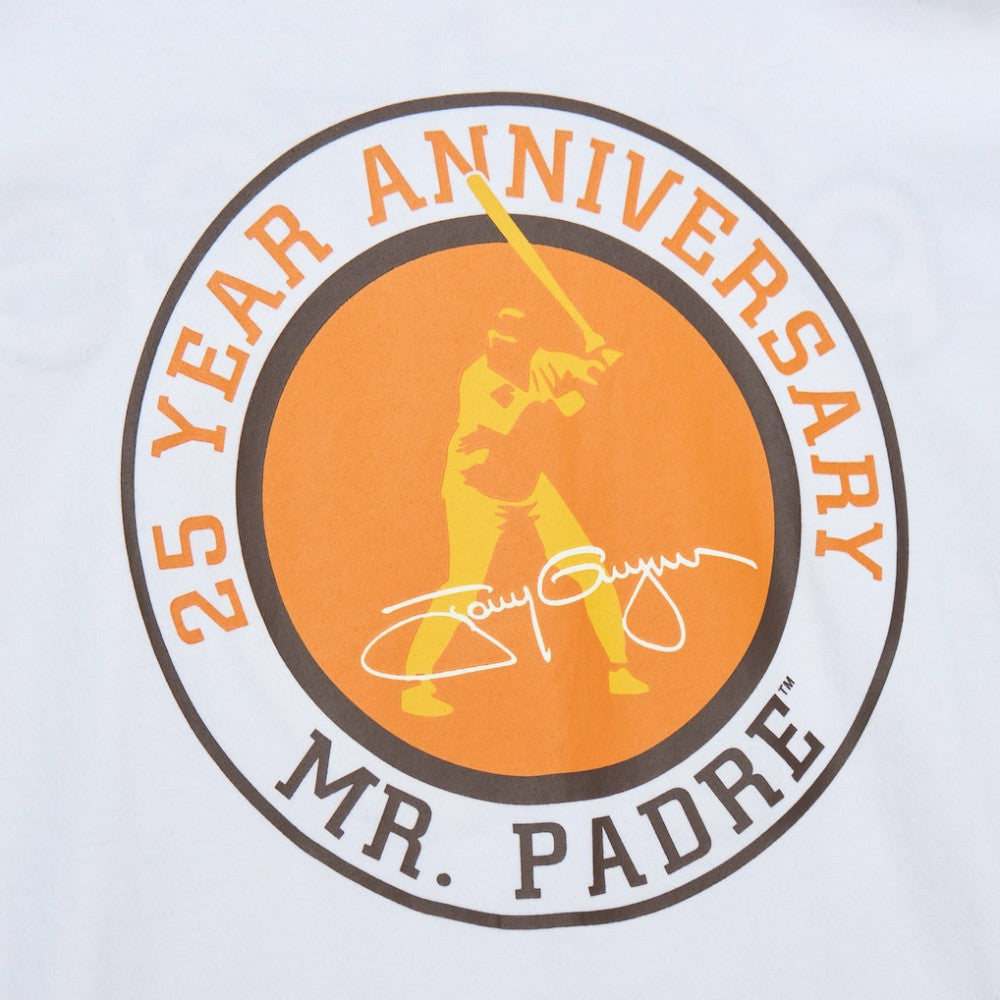 San Diego Padres Mitchell & Ness Cooperstown Collection Player Legends Ringer T-Shirt - White - Mitchell & Ness Lifestyle