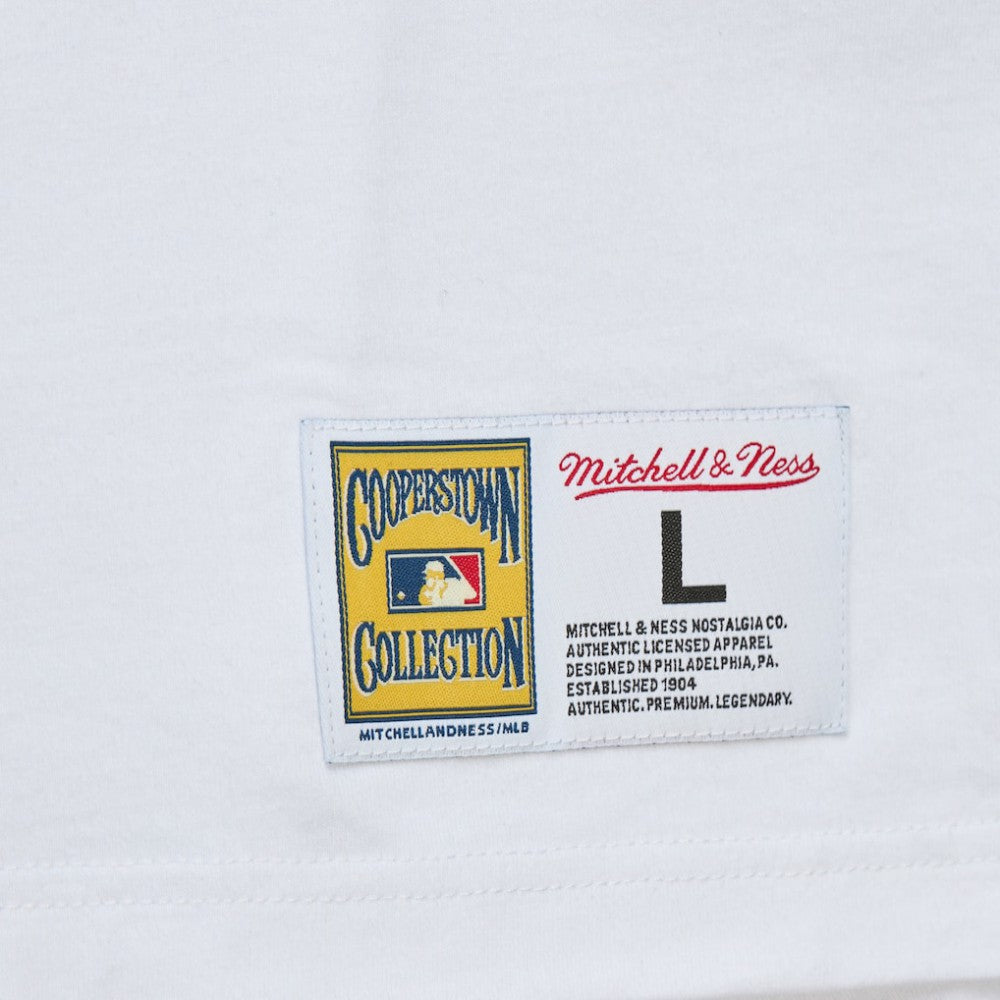 San Diego Padres Mitchell & Ness Cooperstown Collection Player Legends Ringer T-Shirt - White - Mitchell & Ness Lifestyle