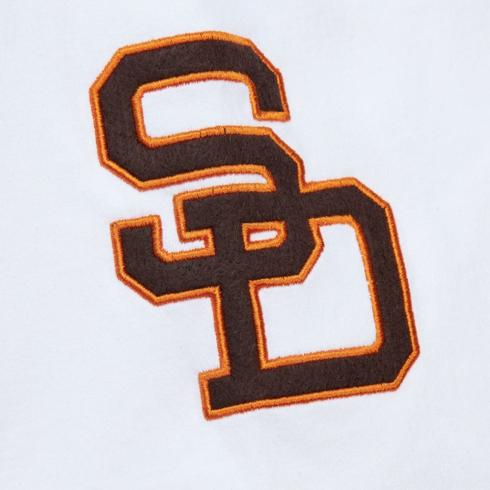 San Diego Padres Mitchell & Ness Cooperstown Collection Player Legends Ringer T-Shirt - White - Mitchell & Ness Lifestyle