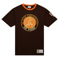 San Diego Padres Mitchell & Ness Cooperstown Collection Player Legends Ringer T-Shirt - Brown - Mitchell & Ness Online