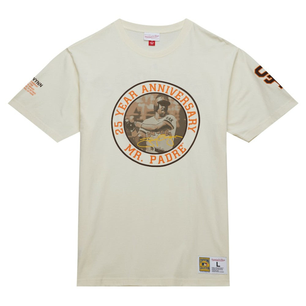 Tony Gwynn San Diego Padres Mitchell & Ness Legends Photo Real T-Shirt - Cream - Mitchell & Ness Discount
