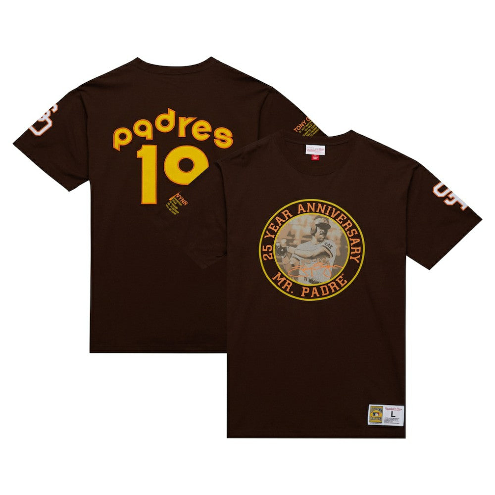 Tony Gwynn San Diego Padres Mitchell & Ness Legends Photo Real T-Shirt - Brown - Mitchell & Ness Discount