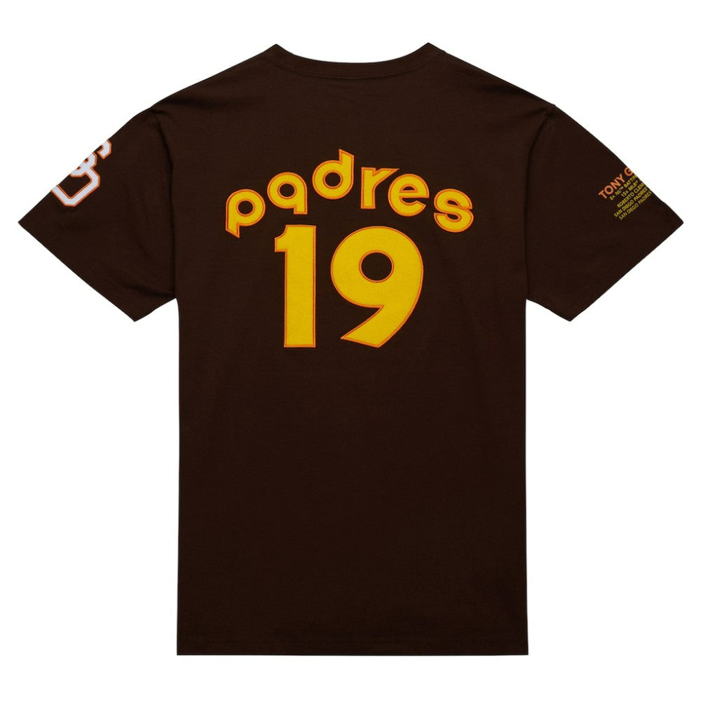 Tony Gwynn San Diego Padres Mitchell & Ness Legends Photo Real T-Shirt - Brown - Mitchell & Ness Discount