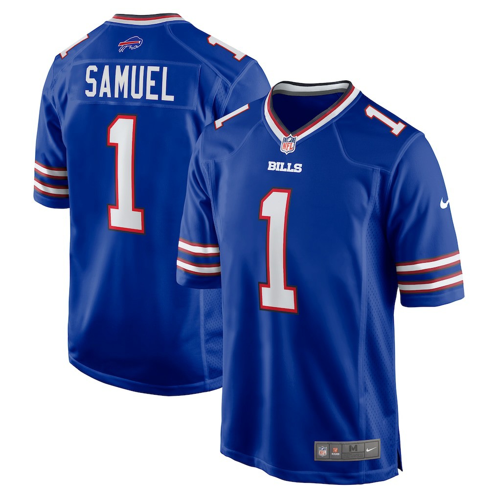 Nike Curtis Samuel Buffalo Bills Game Jersey Royal
