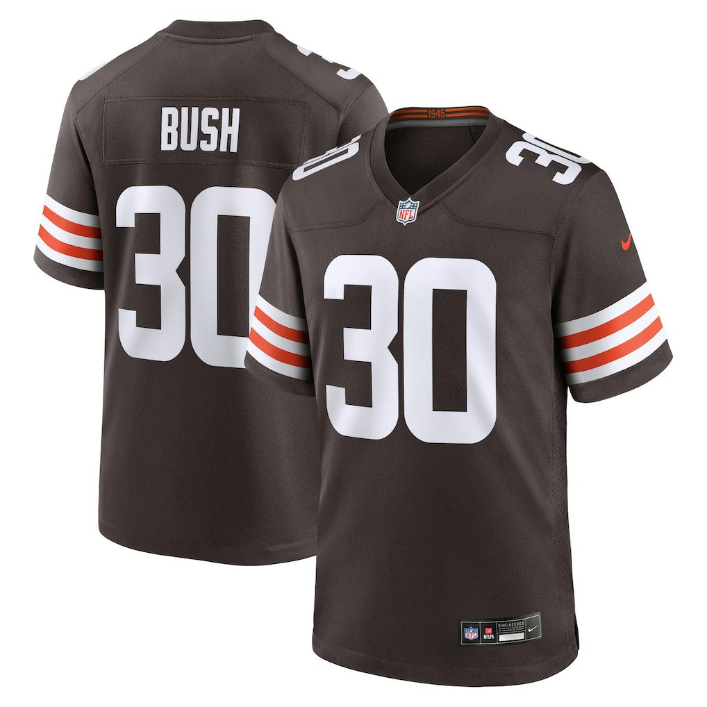 Nike Devin Bush Cleveland Browns Game Jersey Brown