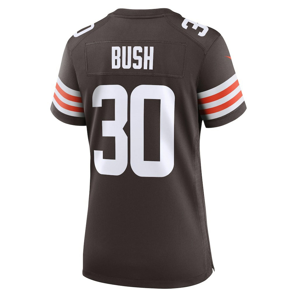 Nike Devin Bush Cleveland Browns Women's Game Jersey Brown