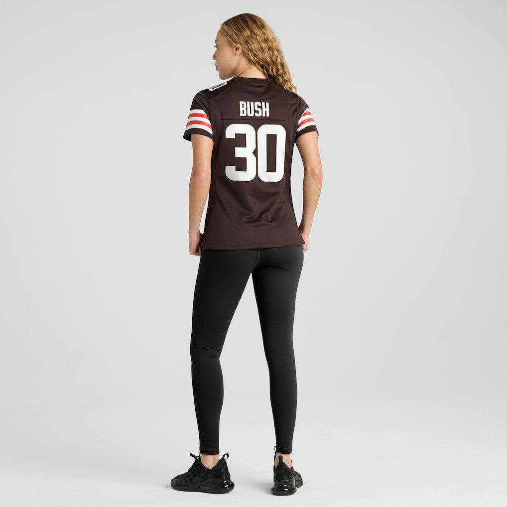 Nike Devin Bush Cleveland Browns Women's Game Jersey Brown