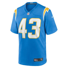 Nike Troy Dye Los Angeles Chargers Game Jersey Powder Blue