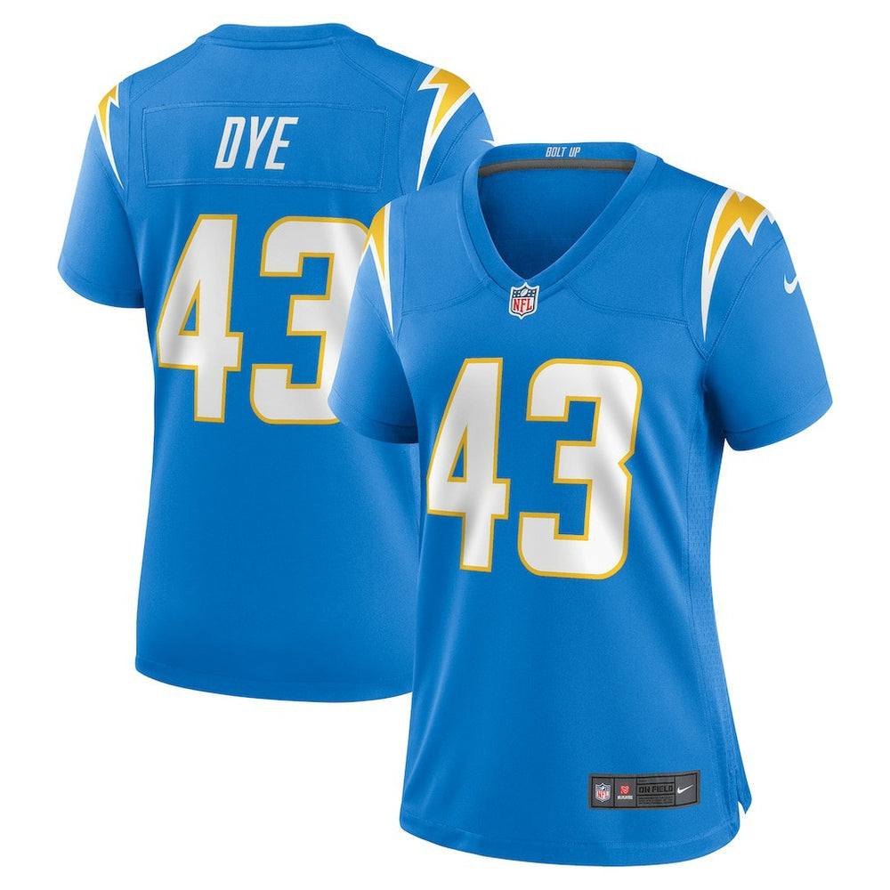 Nike Troy Dye Los Angeles Chargers Women's Game Jersey Powder Blue