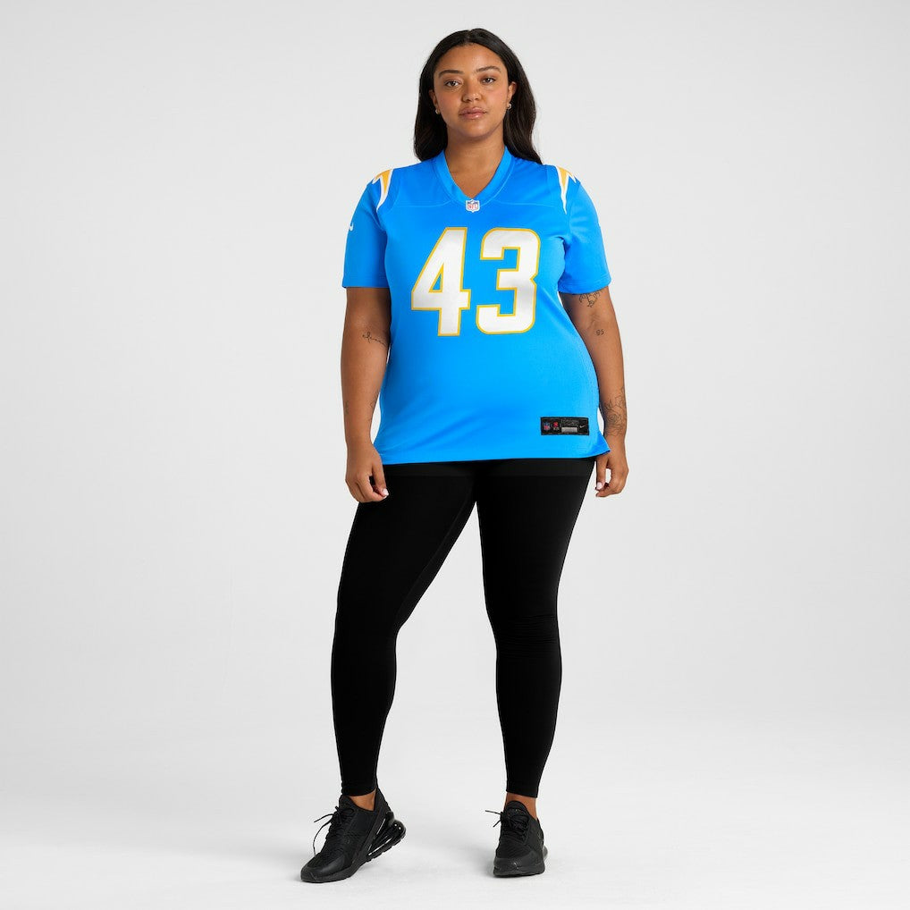 Nike Troy Dye Los Angeles Chargers Women's Game Jersey Powder Blue