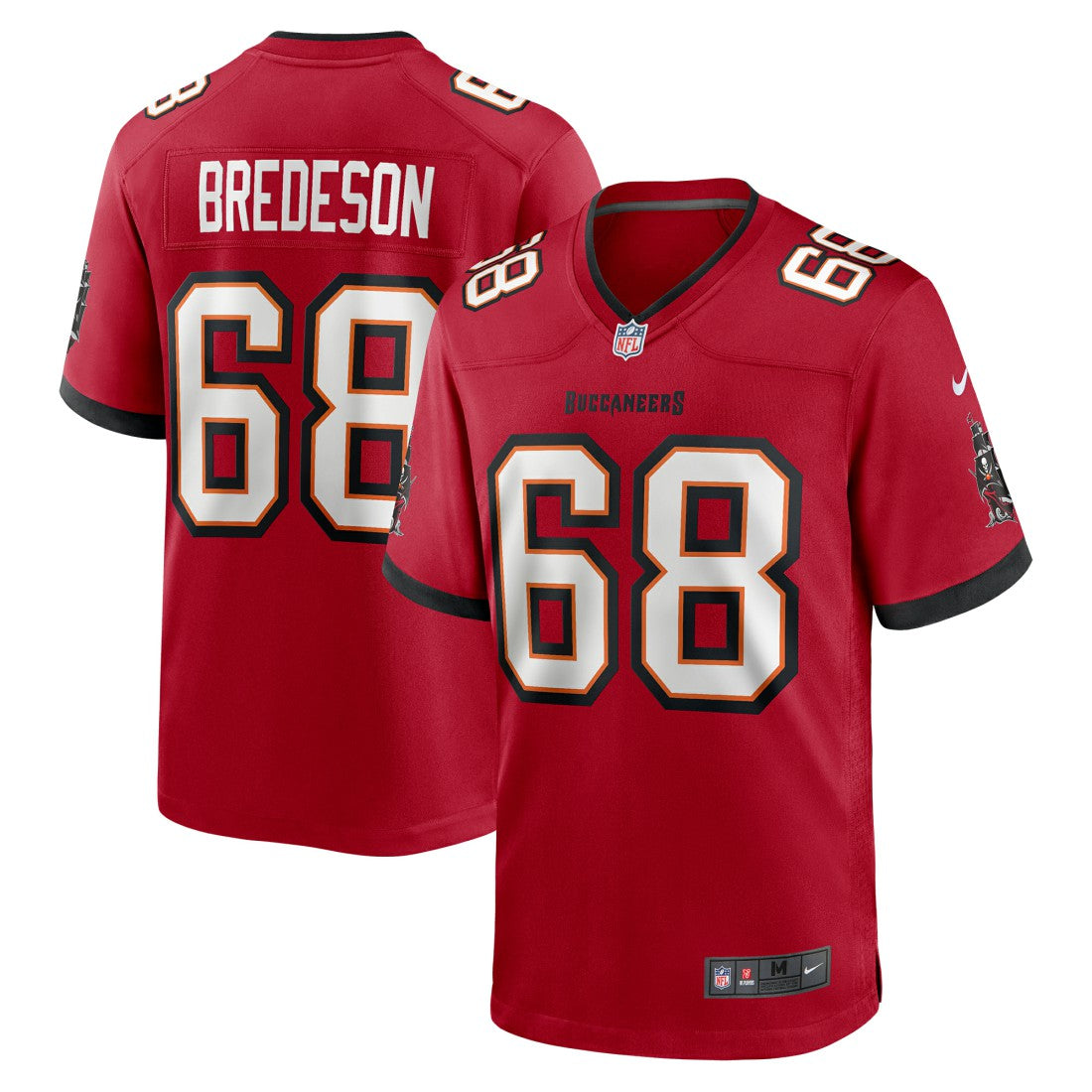Nike Ben Bredeson Tampa Bay Buccaneers Game Jersey Red