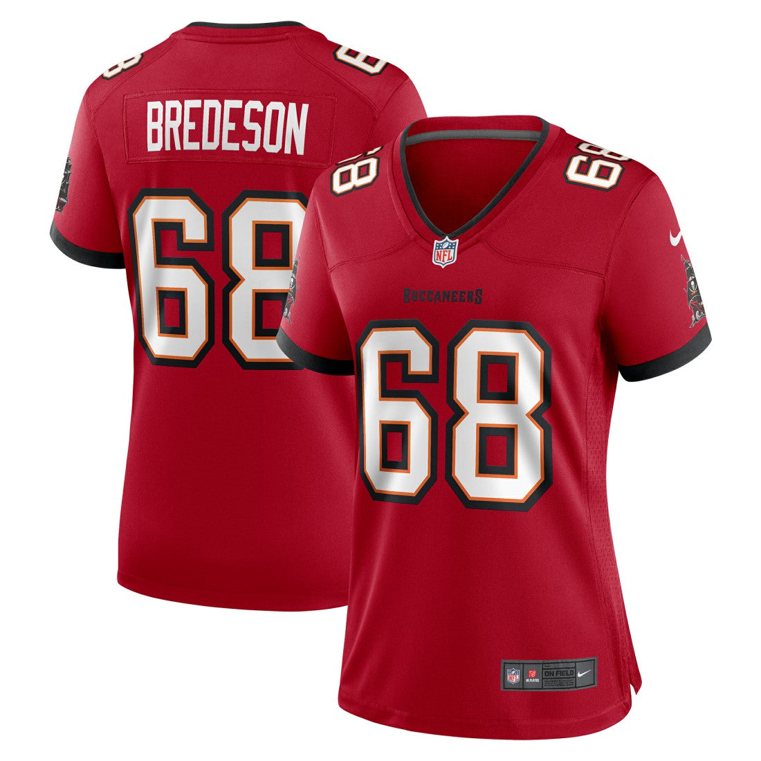 Nike Ben Bredeson Tampa Bay Buccaneers Women's Game Jersey Red