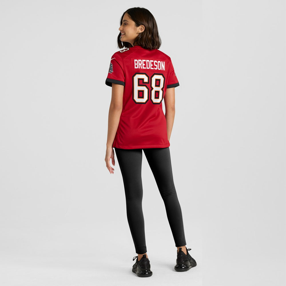 Nike Ben Bredeson Tampa Bay Buccaneers Women's Game Jersey Red