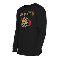 Toronto Raptors 2024/25 City Edition Long Sleeve T-Shirt Black | New Era