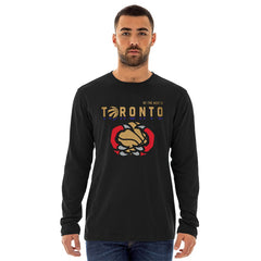 Toronto Raptors 2024/25 City Edition Long Sleeve T-Shirt Black | New Era