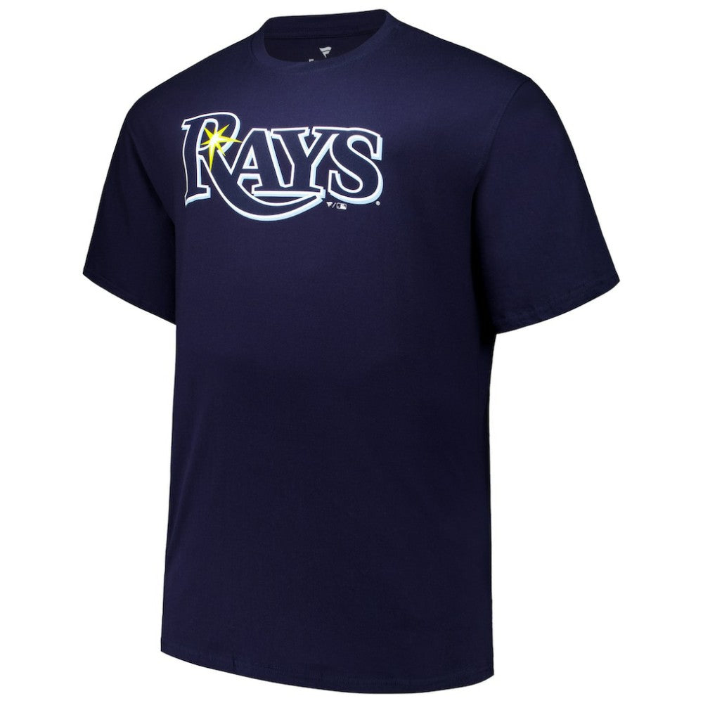 Junior Caminero Tampa Bay Rays Fanatics Big & Tall Name & Number T-Shirt - Navy - Fanatics Lifestyle