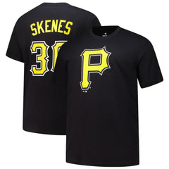 Paul Skenes Pittsburgh Pirates Fanatics Big & Tall Name & Number T-Shirt - Black - Fanatics Online