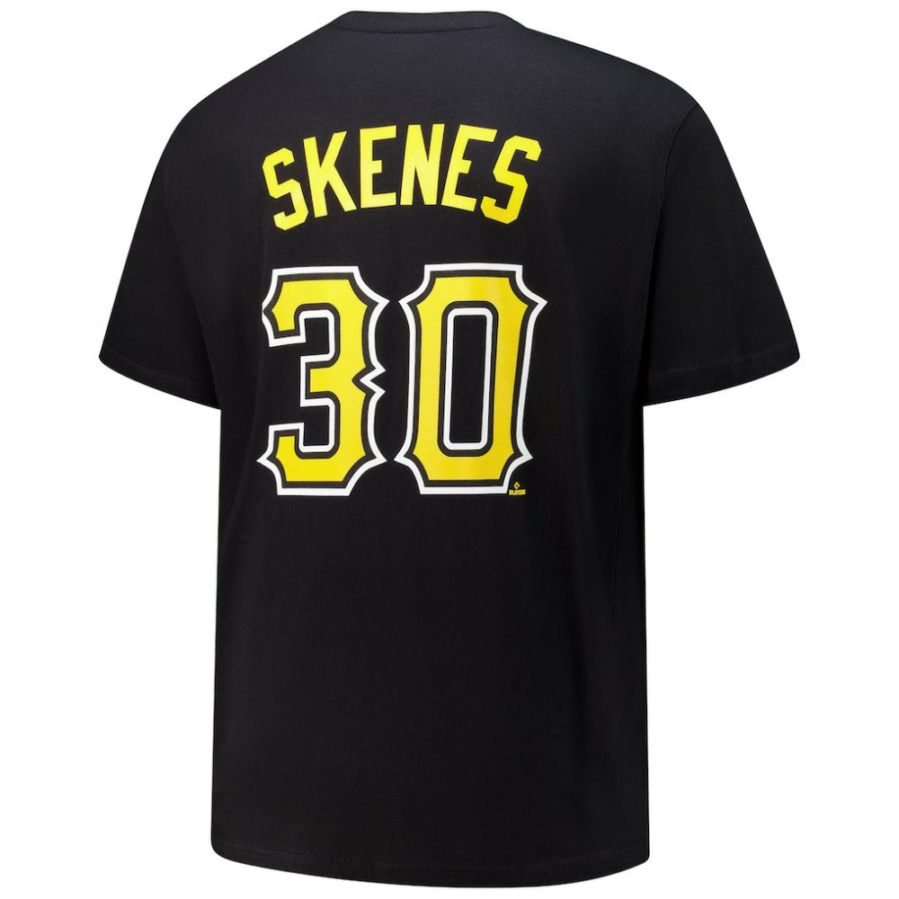 Paul Skenes Pittsburgh Pirates Fanatics Big & Tall Name & Number T-Shirt - Black - Fanatics Online