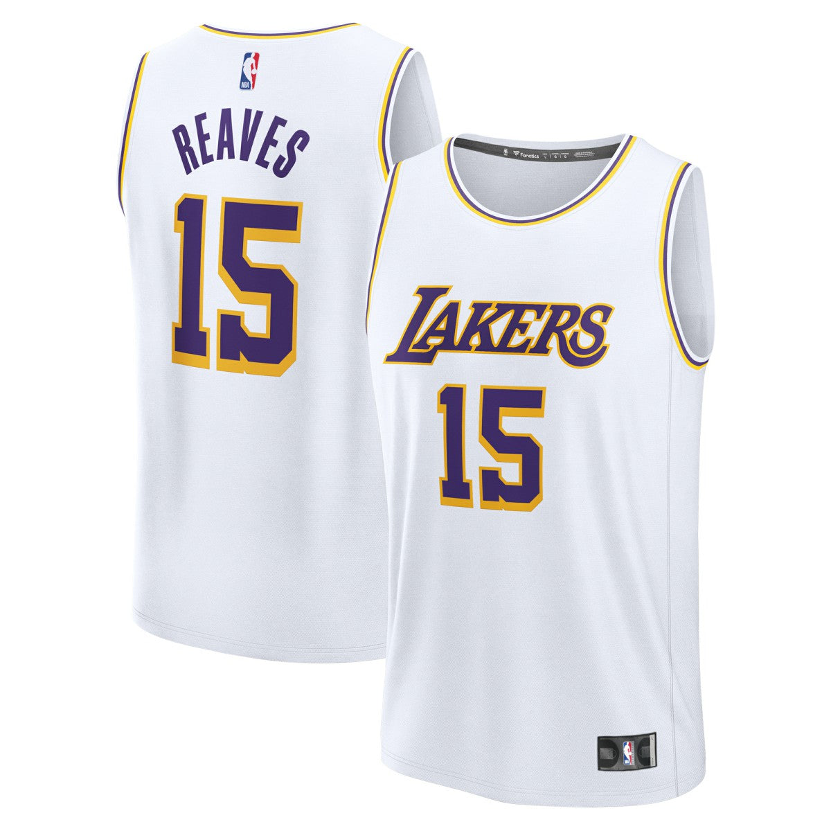 Austin Reaves Los Angeles Lakers Fast Break Replica Player Jersey Association Edition White | Fanatics