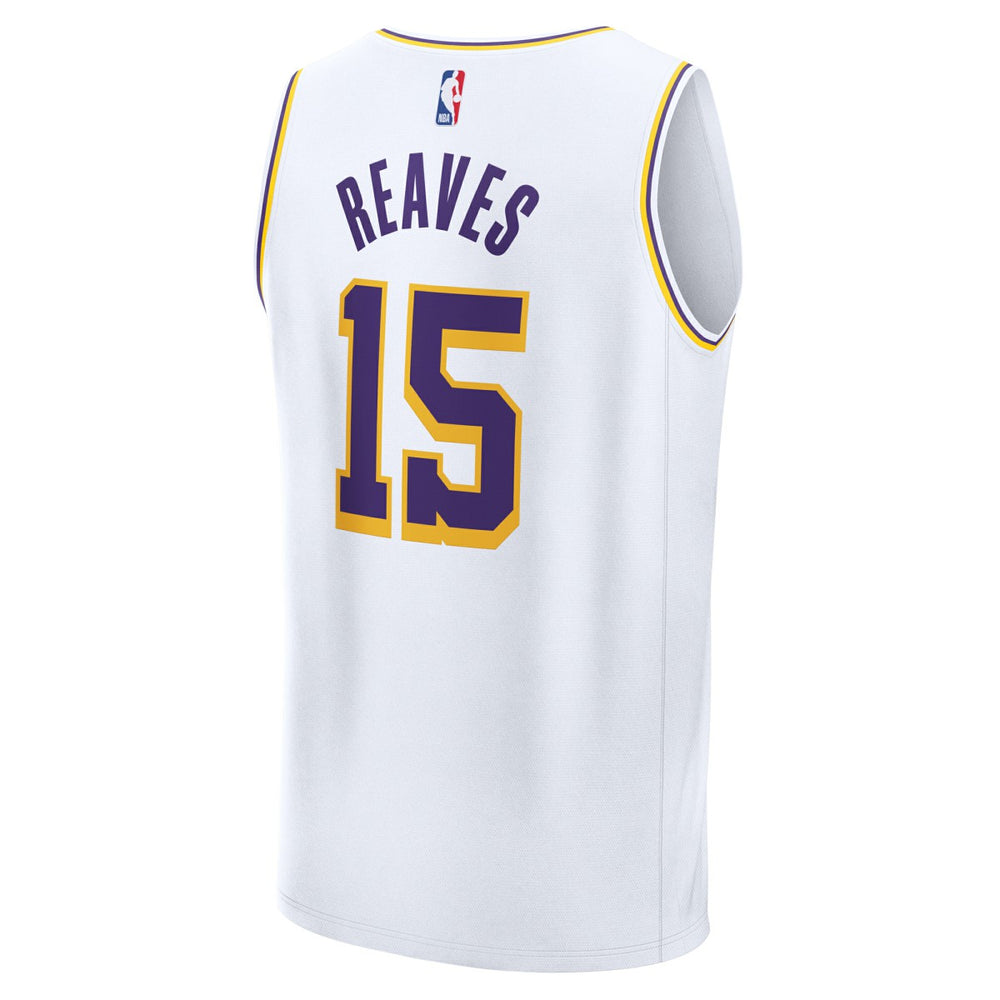 Austin Reaves Los Angeles Lakers Fast Break Replica Player Jersey Association Edition White | Fanatics