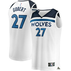 Rudy Gobert Minnesota Timberwolves Fast Break Replica Player Jersey Association Edition White | Fanatics