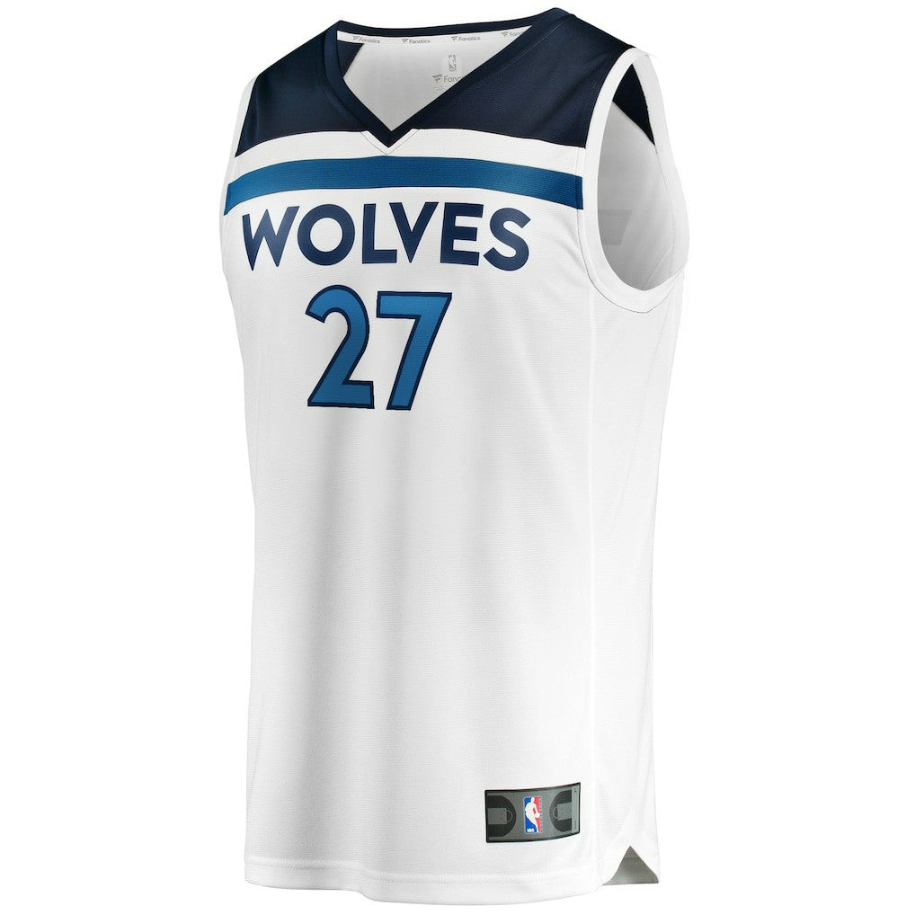 Rudy Gobert Minnesota Timberwolves Fast Break Replica Player Jersey Association Edition White | Fanatics