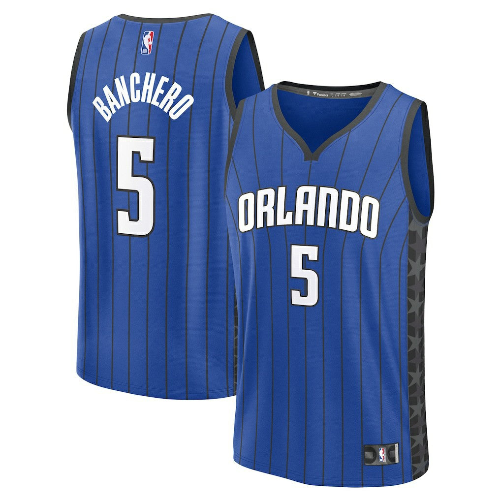 Paolo Banchero Orlando Magic Youth Fast Break Replica Player Jersey Statement Edition Blue | Fanatics US