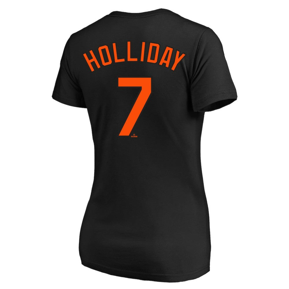Jackson Holliday Baltimore Orioles Women's Plus Size Name & Number V-Neck T-Shirt - Black - MLB on Sale