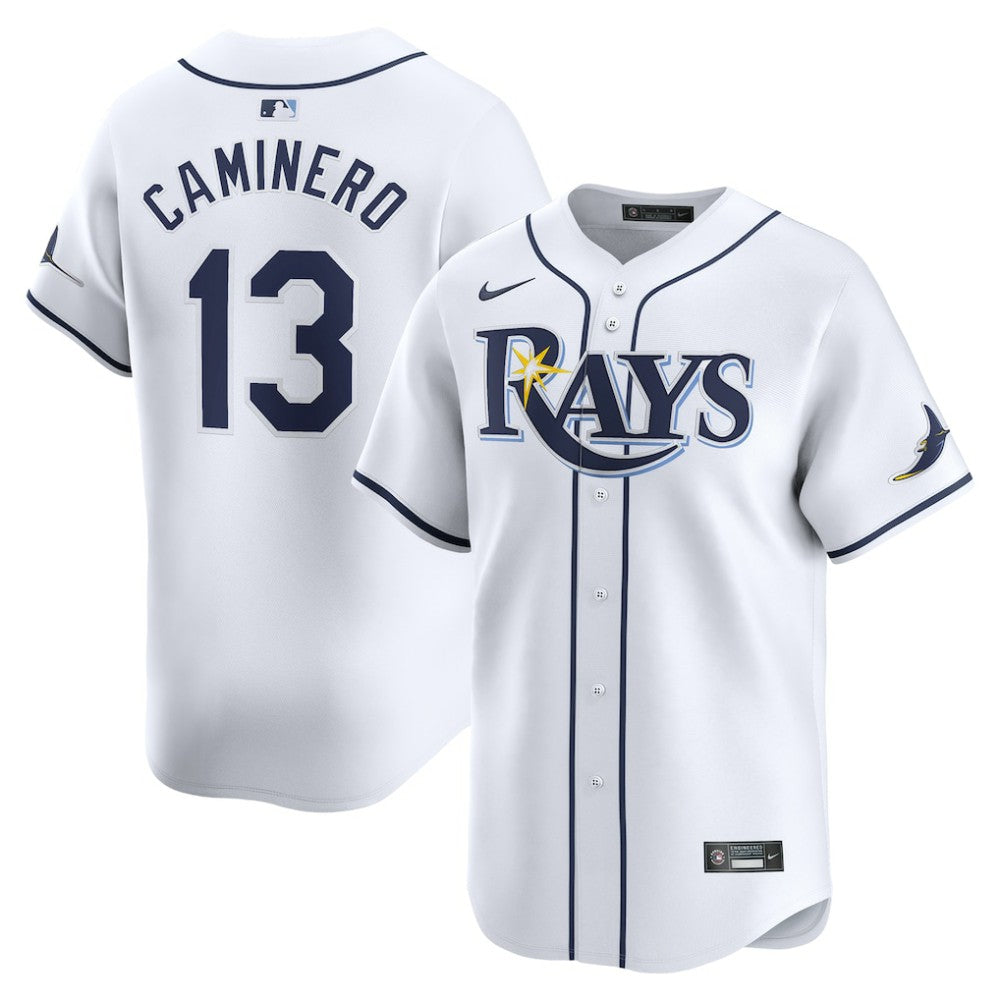 Junior Caminero Tampa Bay Rays Nike Youth Home Limited Player Jersey - White - Nike Discount