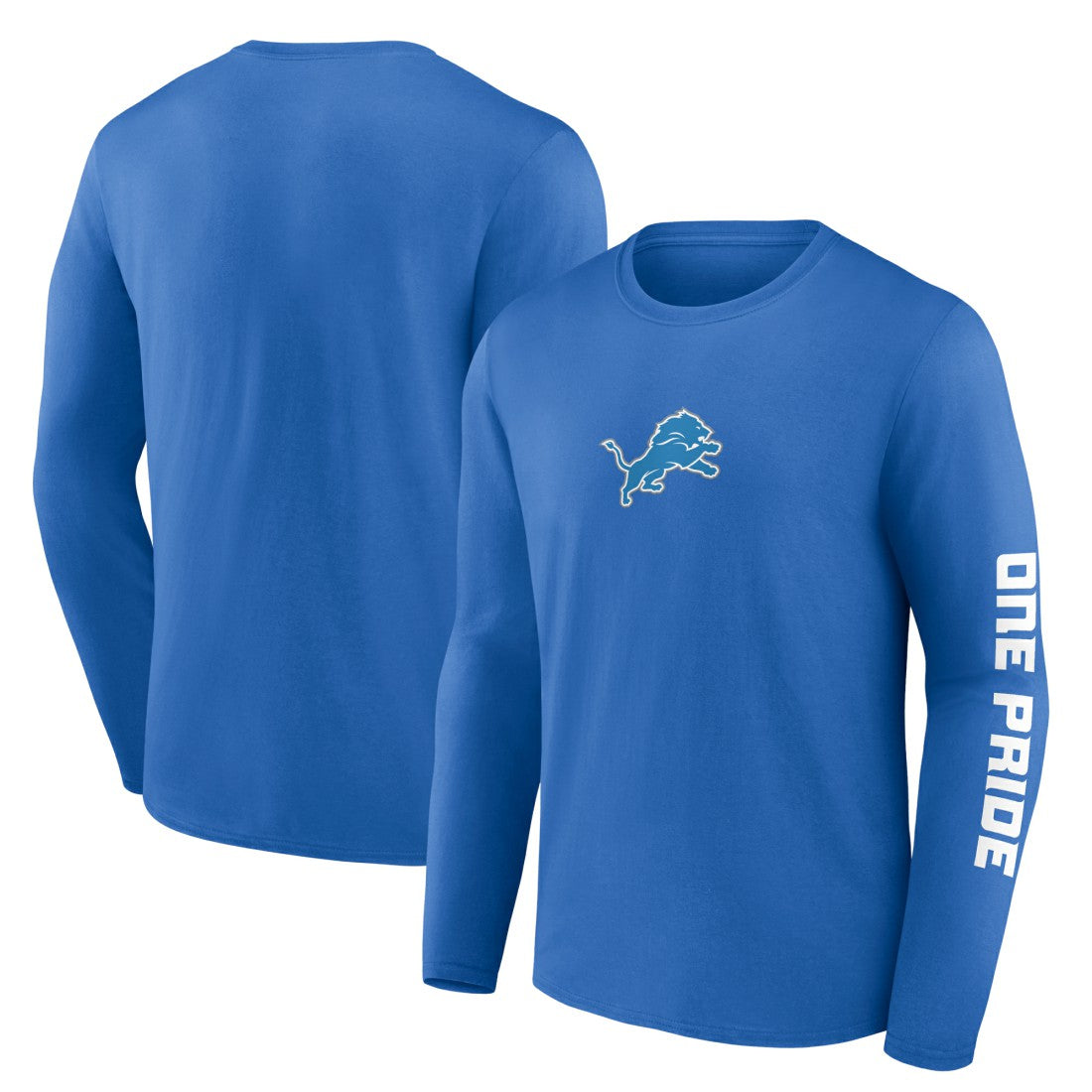 Fanatics Detroit Lions One Pride Long Sleeve T-Shirt Blue